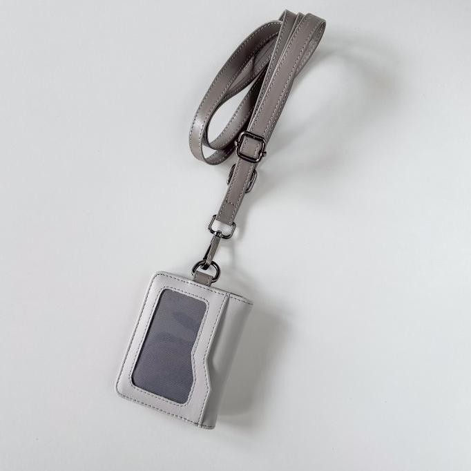 

TERLARIS - ARUNA ID Card Holder w Bifold Wallet & Lanyard (Name Tag Kartu Dompet)