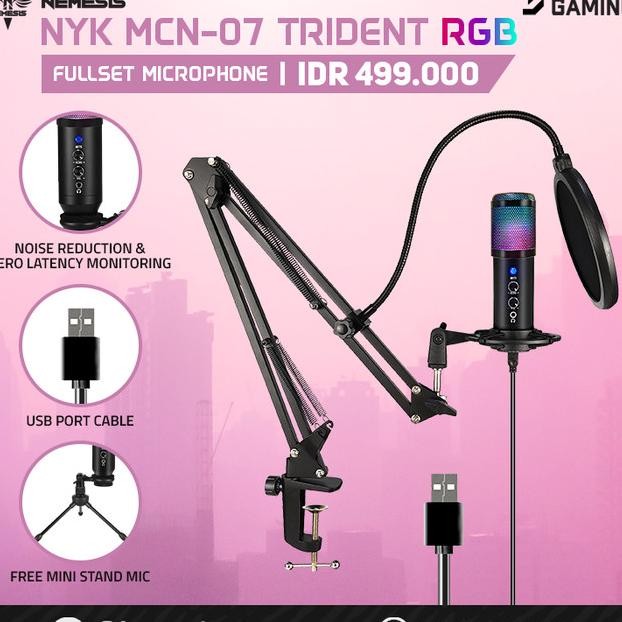 Nyk Mcn-07 Trident / Mcn07 Trident Rgb Crophone Condenser