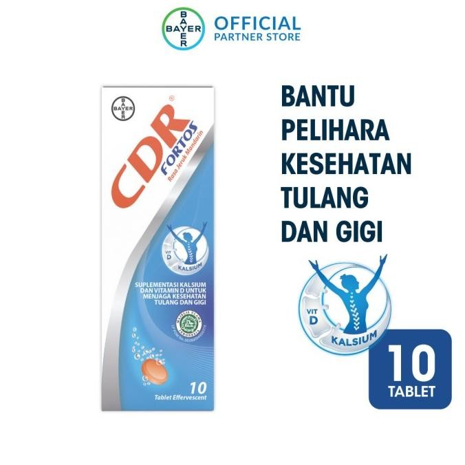 CDR Fortos Suplemen Kalsium 10 Tablet