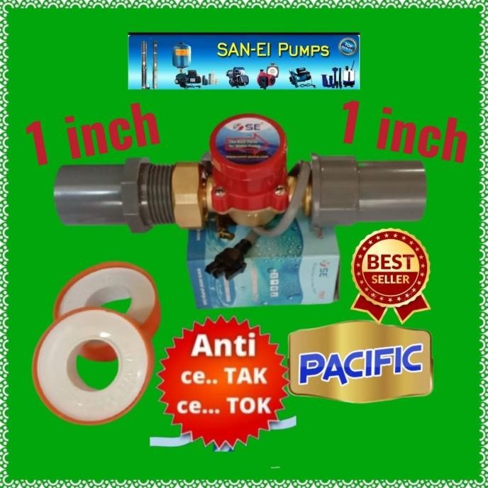 WATER FLOW SWITCH 1 X 1 INCH OTOMATIS DEA POMPA AIR BOOSTER SANWA ORIGINAL DAN TERPERCAYA