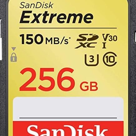 TERBARU - MEMORY SANDISK EXTREME SDCARD 256GB Speed 150 mb/s ORIGINAL