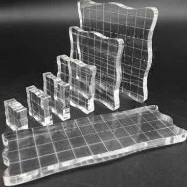 

Baru Alas Stempel Transparan - 7 Shape Acrylic Stamp Block (1pc)
