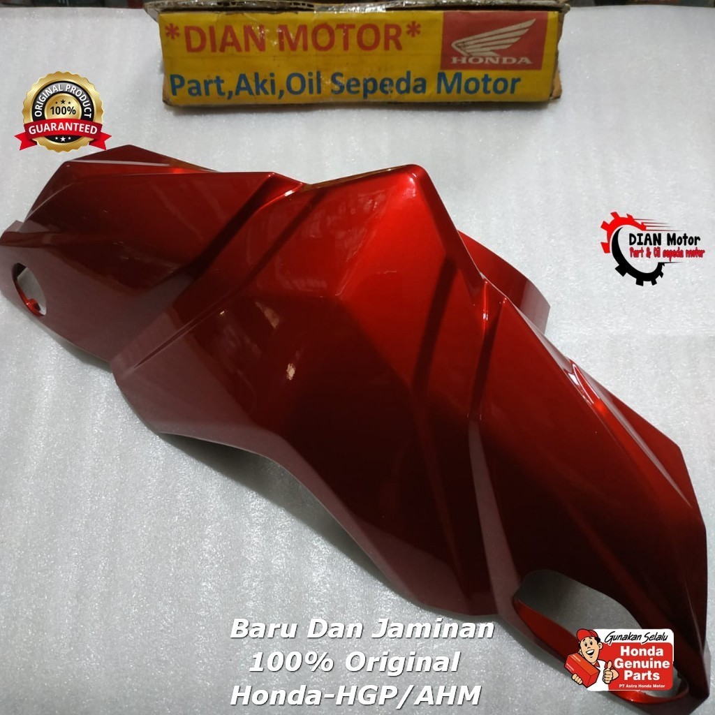 AHM 53205K25600CSR BATOK DEPAN PANEL DEPAN BEAT FI ESP MERAH ORIGINAL