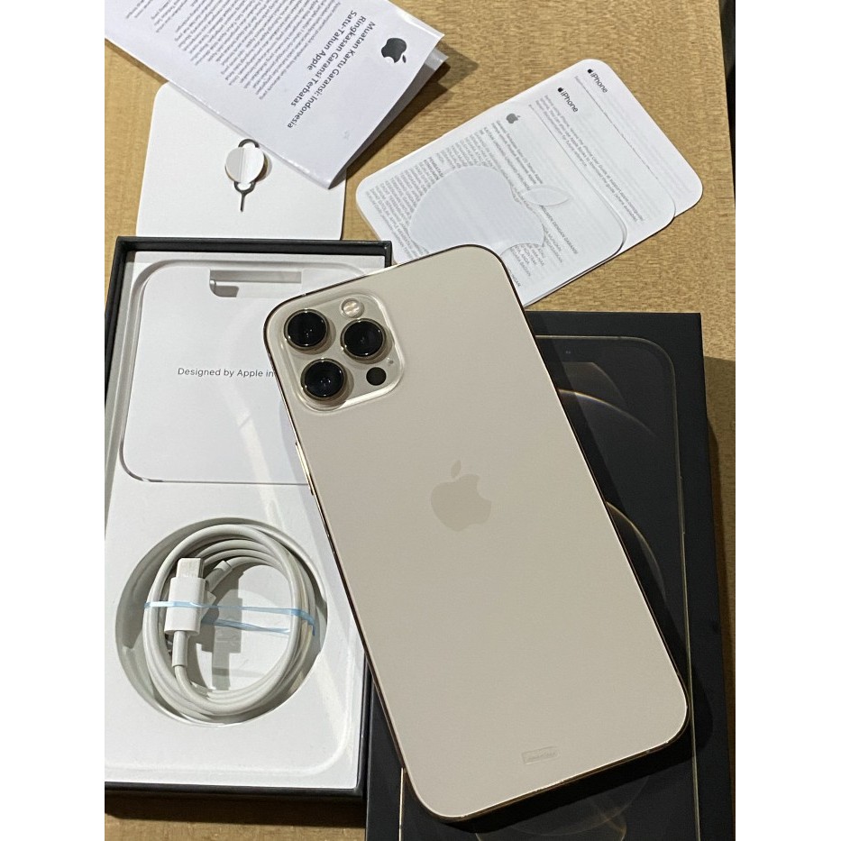 iPhone 12 Pro Max Gold 256GB Erajaya/iBox Garansi