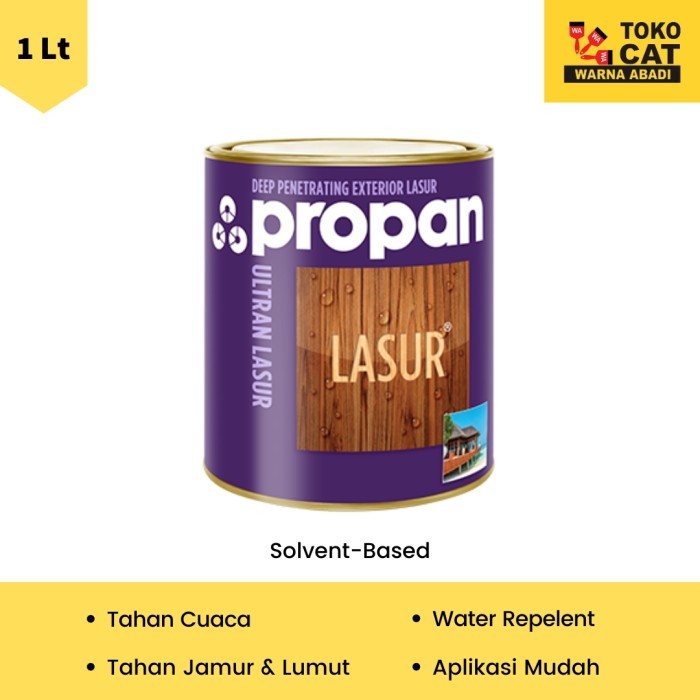 Cat Politur Propan Ultran Lasur Warna 1 Liter