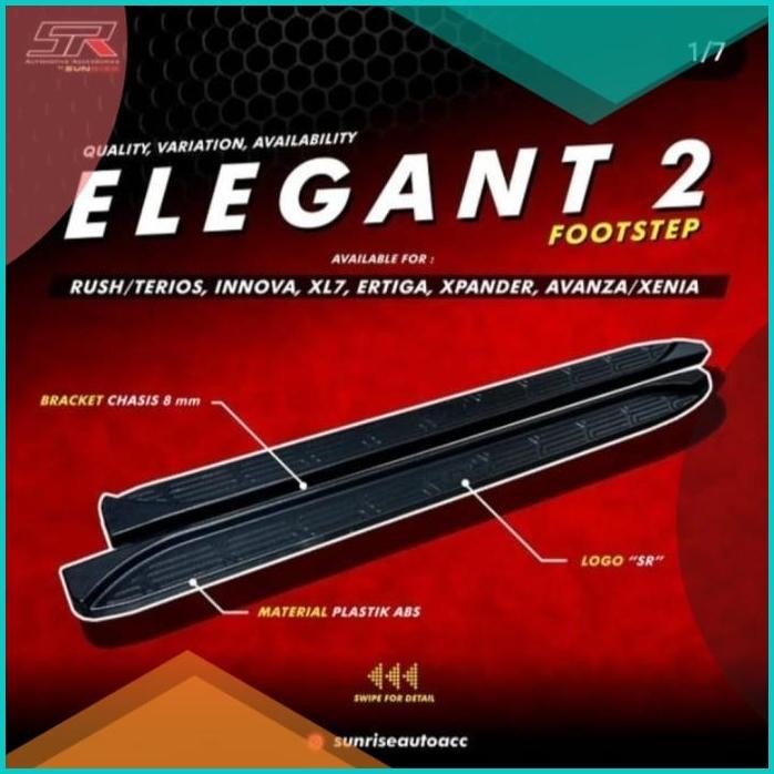 Foot step injakan samping mobil Mitsubishi xpander cross merek rhino