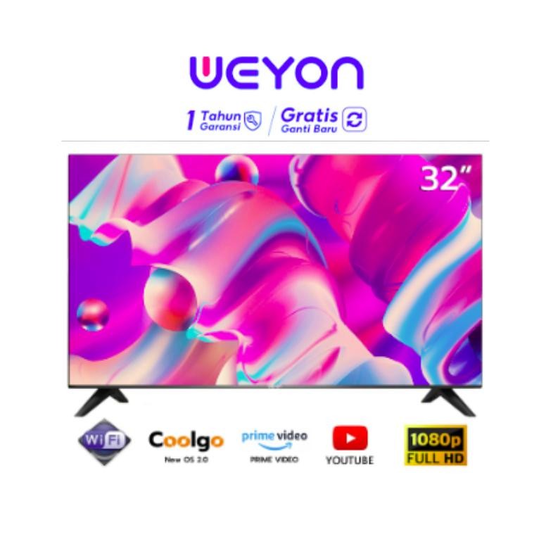 Packing KAYU - Smart TV 32inch Weyon Android 11 | COOLITA Youtube Garansi 1 Tahun MONITOR CCTV
