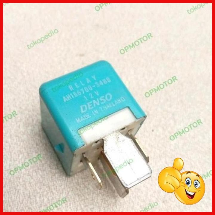 [OPR] Relay Toyota AH156700-3480 5 kaki Biru Muda Original Copotan