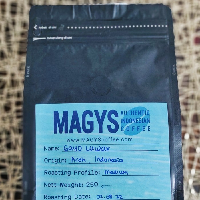 

Kopi Arabica Luwak Gayo 250 Gr, Biji/Bubuk