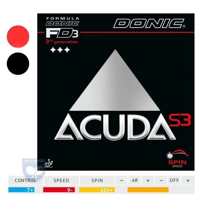 Donic Acuda S3 / Karet Bet Pingpong