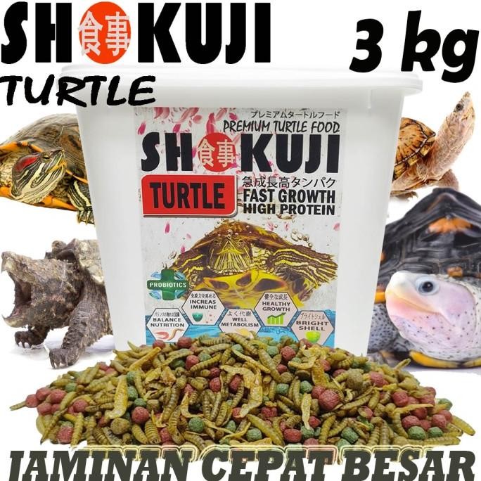 3KG SHOKUJI PELET BRAZIL RES RAZORBACK MAKANAN KURAKURA AIR BRASIL DAMER CST PIPUT AMBON PAKAN PREMI