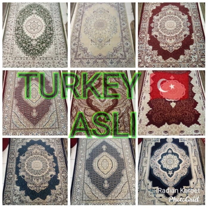 New Karpet Iran Place Made In Turkey Asli Paling Tebal Uk 120X170 Cm