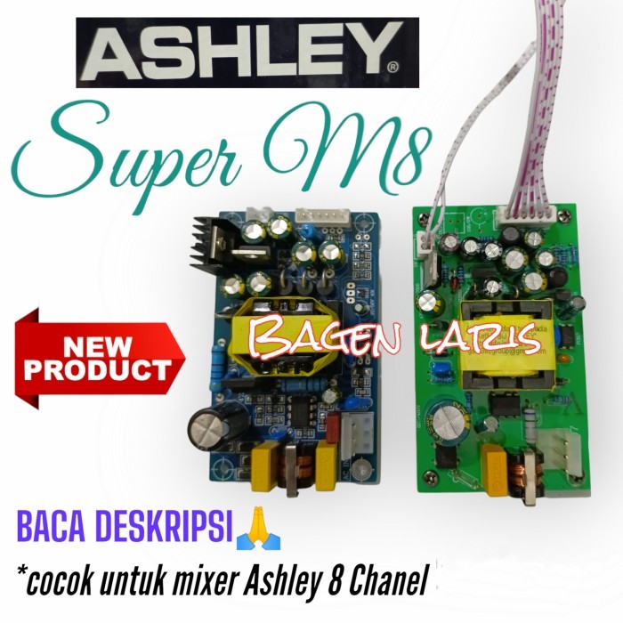 Promo Psu Mixer Audio Ashley 8 Chanel Ashley Super M8
