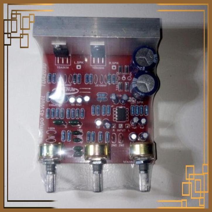 [PCM] kit power amplifier speaker aktif active stereo mini compo tda2030