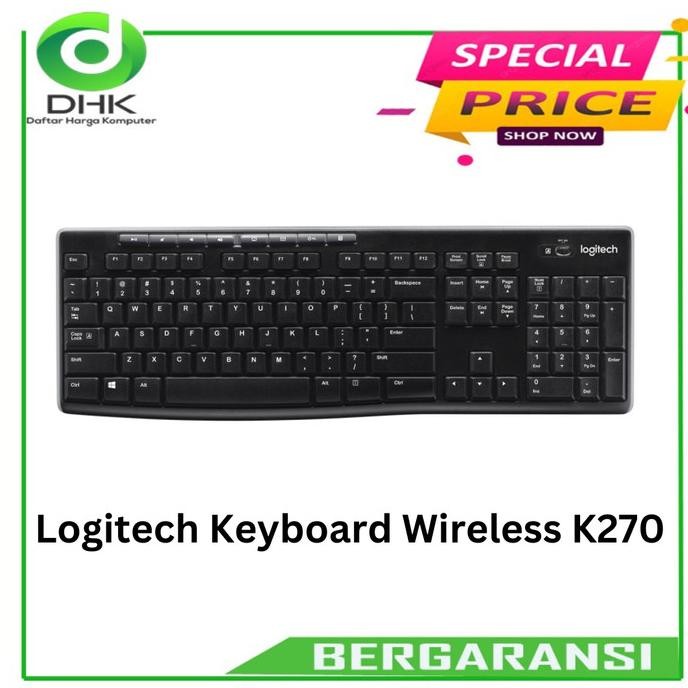 Logitech Keyboard Wireless K270 - Wireless Keyboard K 270 Hits