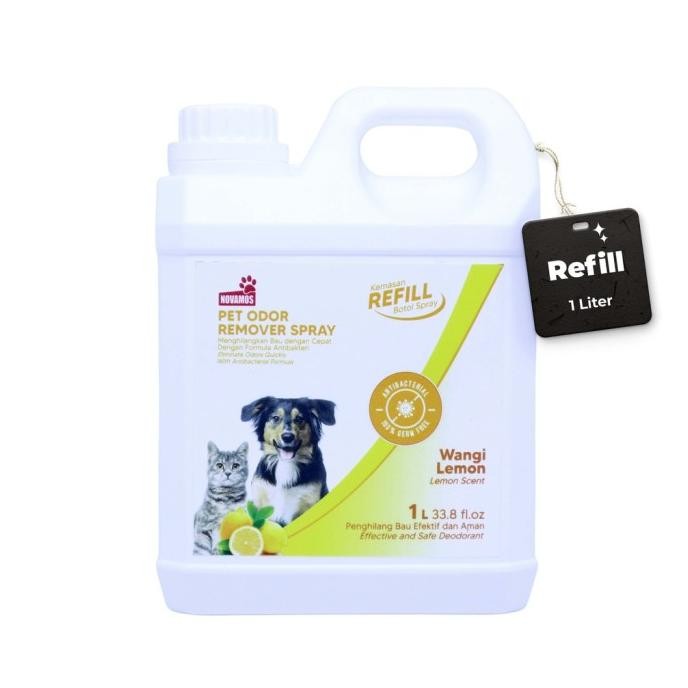 Refill NOVAMOS Penghilang Bau Kotoran Anjing & Kucing Pet Odor Remover