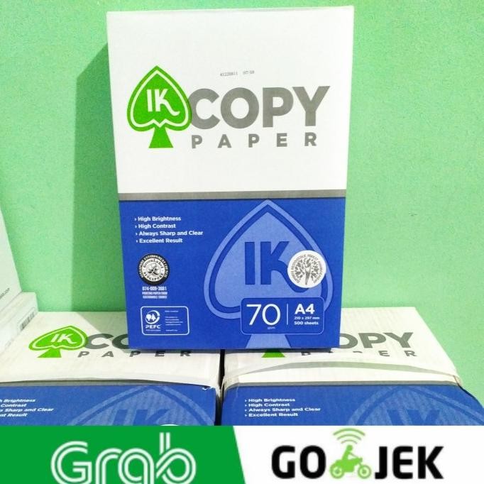 

TERMURAH - Kertas HVS A4 70 gr 1 dus gojek grab