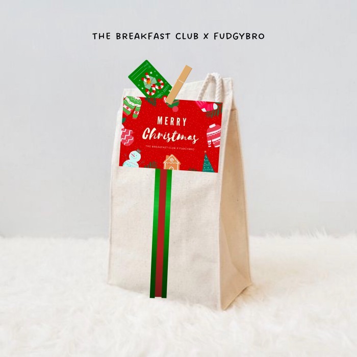 

Natal The Breakfast Club x FUDGYBRO Christmas Hampers - Christmas Red Limited