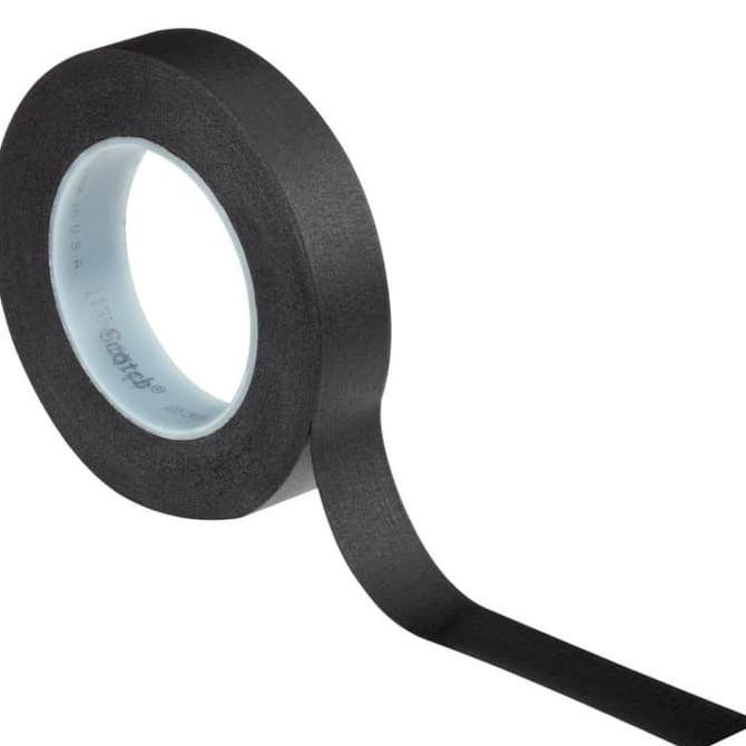 

TERMURAH - 3M-235-BLACK-PAPER-MASKING-TAPE 50MMX50M