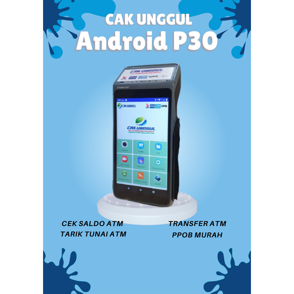 Termurah Mini Atm Android P30 Cak Unggul