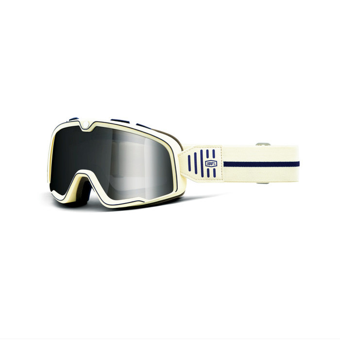 Terlaris Goggle 100% Barstow Arno White / Goggle Moto Vintage Caferacer Jetski