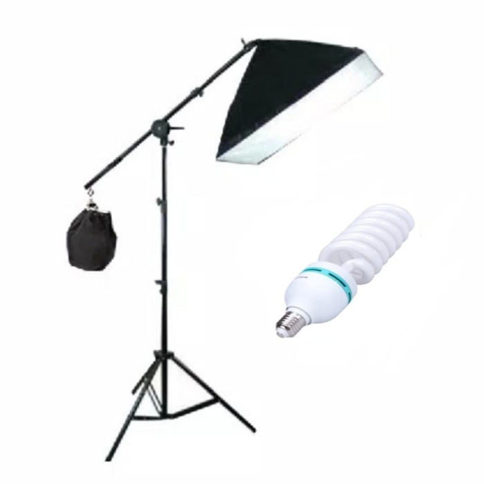 Termurah Paket Softbox Boom Arm Dan Light Stand