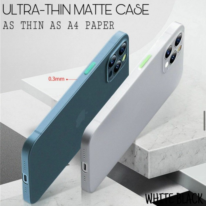 Ultra Thin Case iPhone 11 12 13 Mini Pro Max softcase Casing TipisDoff