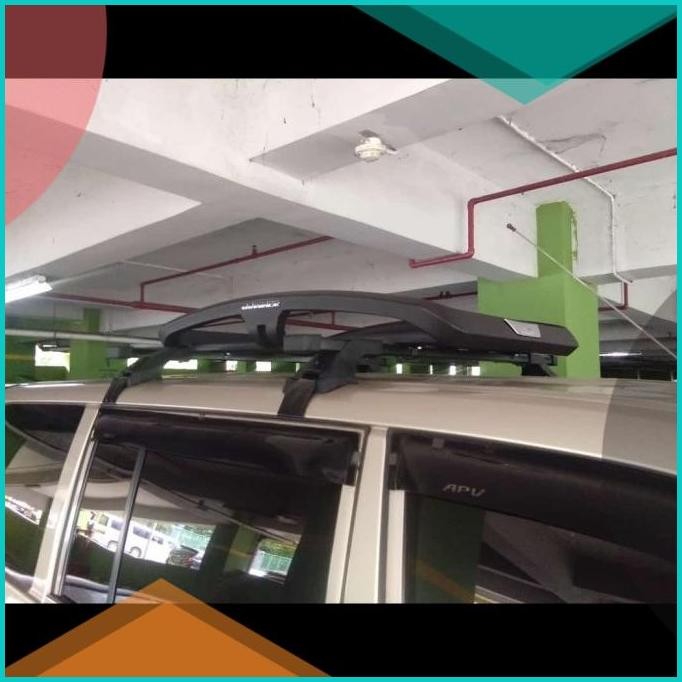 Roof Rack bagasi atas mobil Suzuki APV merk Hummer plus crocs bar 140