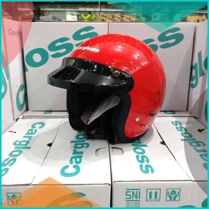 Helm Bogo Cargloss Ajr Red/Merah 140BZ4 tools n parts