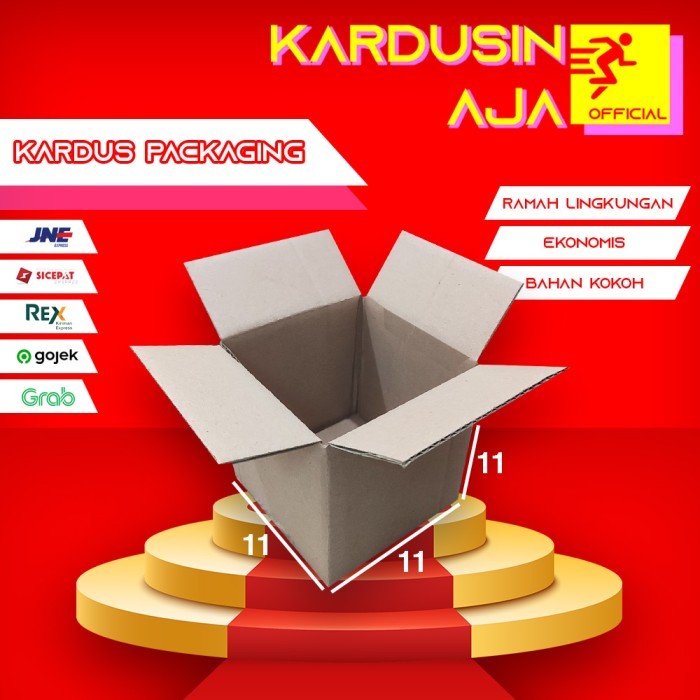 

11X11X11 CM KARDUS BOX PACKAGING PACKING KARTON DUS KOTAK SHEET POLOS
