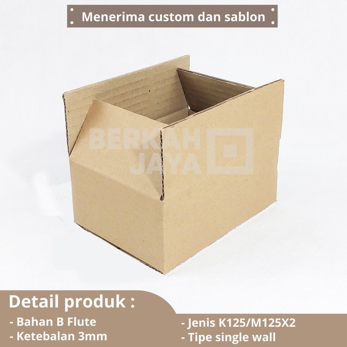 

Kardus/ Box/ Karton / Kotak/ Dus Packing 13.5x10x6 cm - 13.5 X 10 X 6 cm Ecer