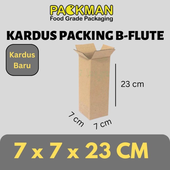 

KARDUS PACKING 7x7x23 cm / BOX KARTON CORUGATED B-FLUTE / PACKING ONL