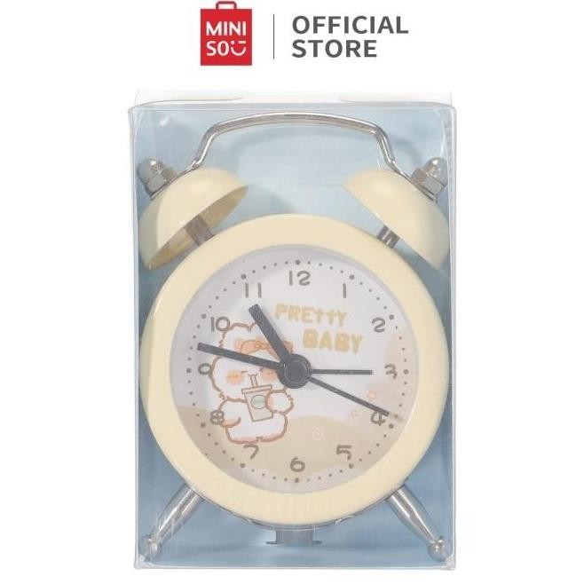 MINISO JAM WEKER AESTHETIC KELINCI MINI JAM ALARM KAMAR CANTIK DEKORAS 1111T