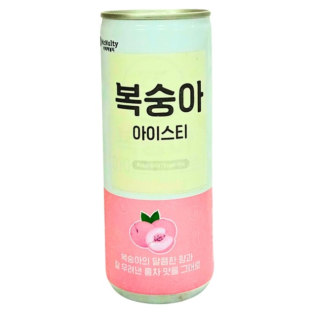 

S18827 MCNULTY PEACH TEH 240ML CAN MAJU BERSAMA (20250318)