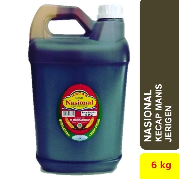 

Kecap Manis Jerigen 6 kg merk NASIONAL