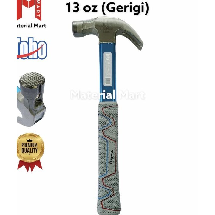 Palu Kambing Toho 13Oz | Palu Kambing Gerigi Gagang Karet 13 Oz Magnet