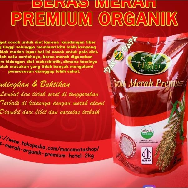 

Beras Merah Organik Hotel 2Kg