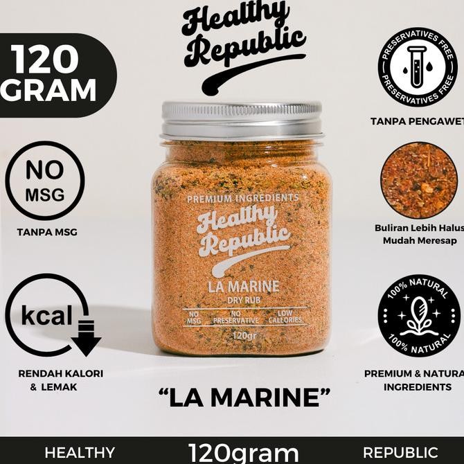 

[ Bundle 3pcs Bebas Pilih ] Healthy Republic Bumbu Marinasi Serba Guna Rendah Kalori 120gr LJ