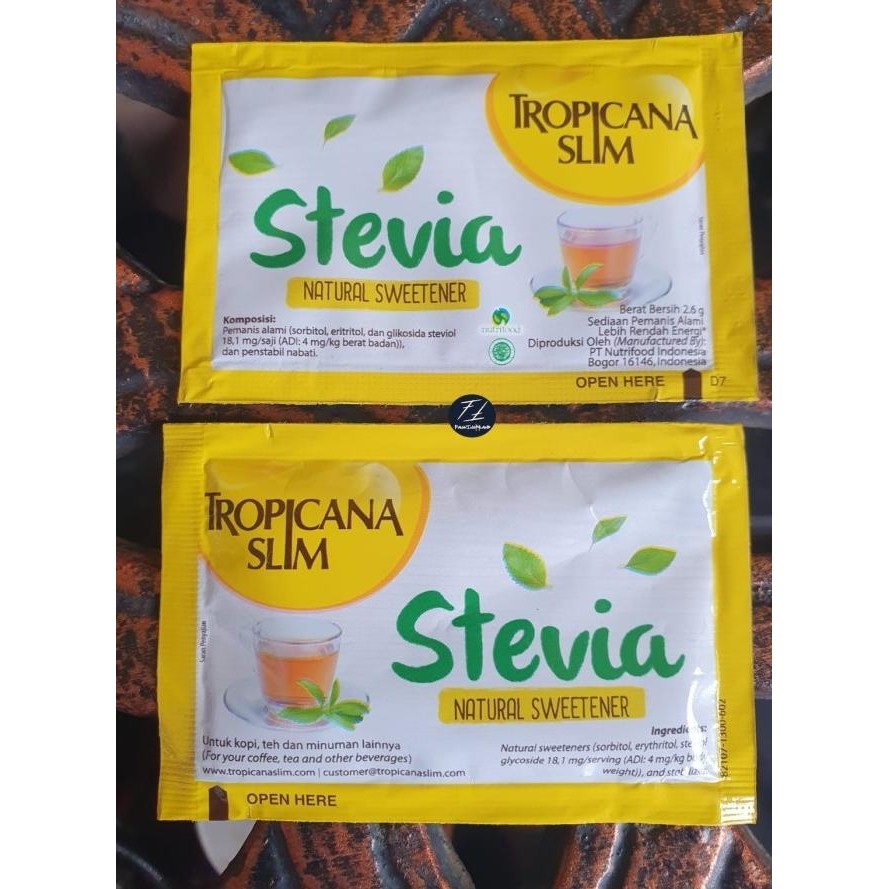 

Slim Stevia Bebas Gula Nol Kal Diabetes Isi 100 | 50