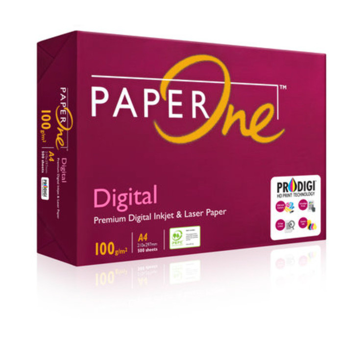 

Paper One Kertas HVS Digital Ink Jet & Laser A4 Paperone 100gr 100gsm