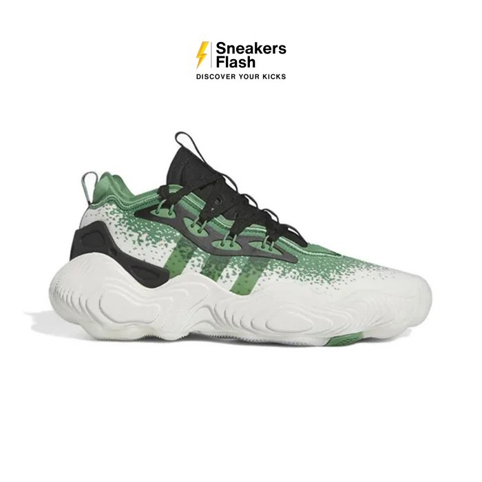 ADIDAS Trae Young 3 Low Grey Green Sepatu Basket Pria - IE2703 - Size 44