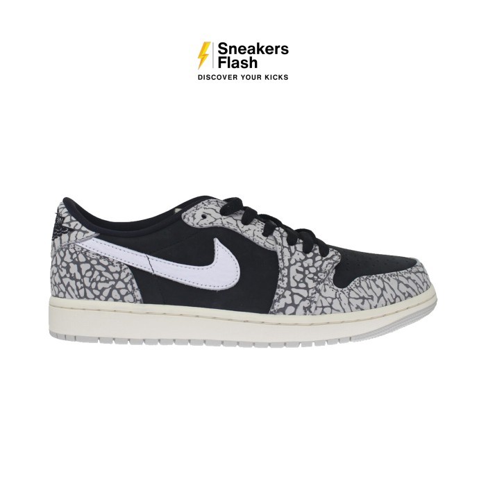 AIR JORDAN  1 Low Og Black Cement Sepatu Sneakers Wanita - CZ0775001 - Size 38