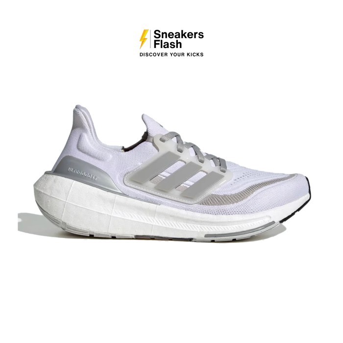 ADIDAS Ultraboost Light White Silver Sepatu Lari Wanita - IG8279 - Size 37.3