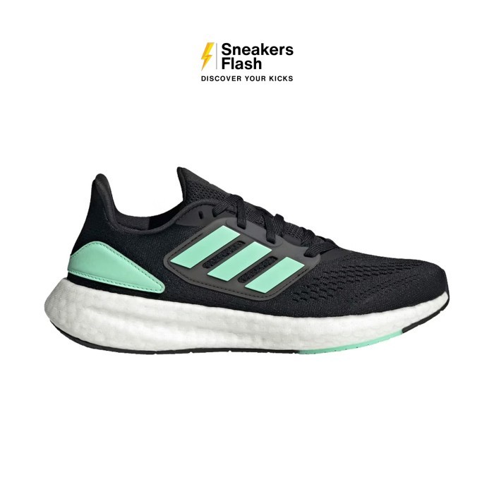 ADIDAS Pureboost 22 Black Pulse Mint Sepatu Lari Wanita - HQ8578 - Size 36.7