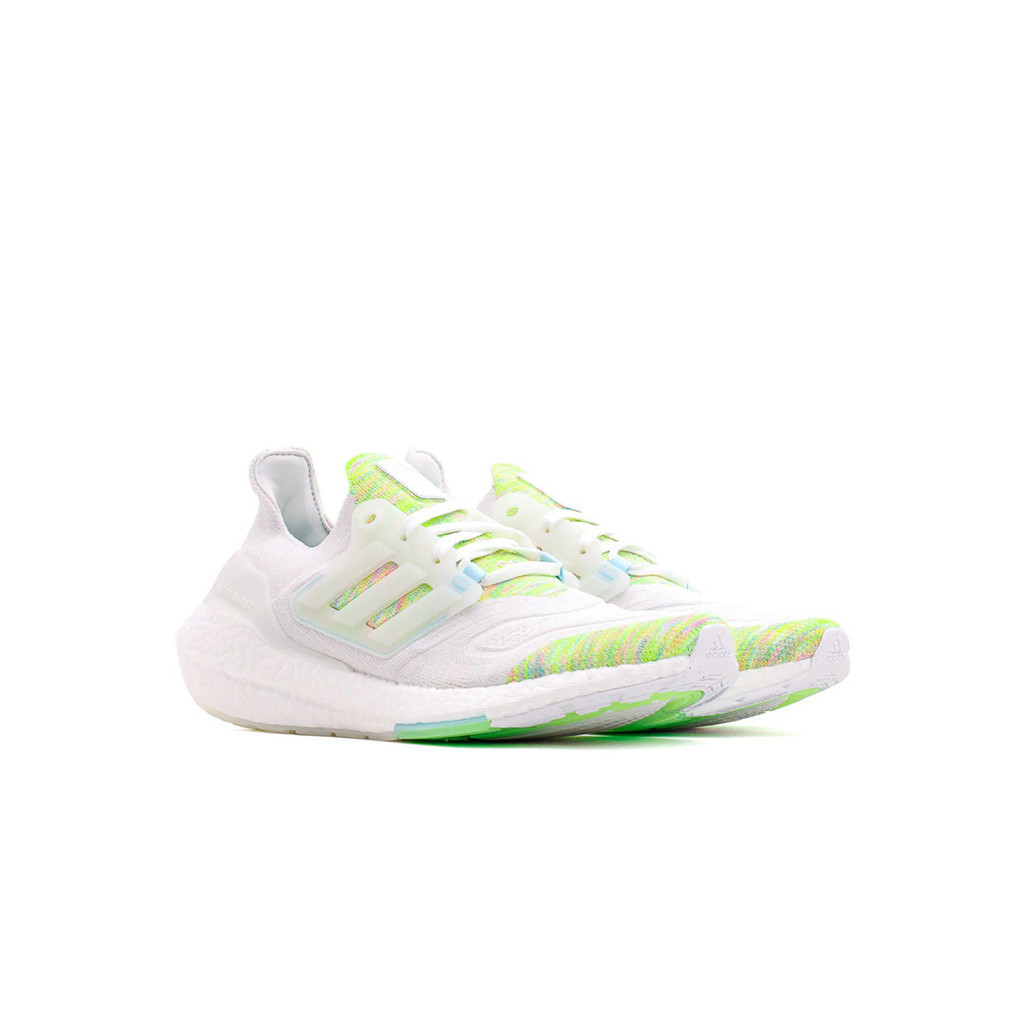 ADIDAS Ultraboost 22 White Green Sepatu Lari Pria - GX5913 - Size 44.7