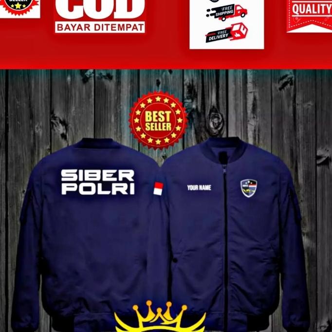 JAKET BOMBER SIBER POLRI PRIA ORIGINAL TERBARU JAKET BOMBER ANTI AIR