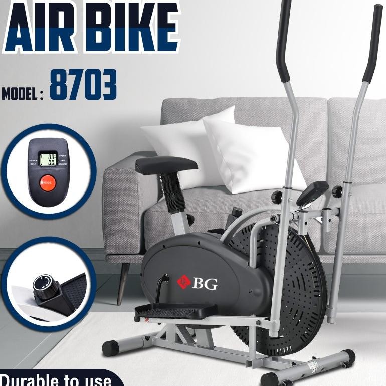 Selen Htd Sport Elliptical Bike Sepeda Statis Orbitrack Platinum Fitness Air Model 8703
