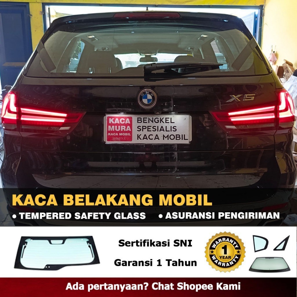 Kaca Belakang Mobil Toyota Hilux Pickup 15- Revo SNI - Diasuransikan