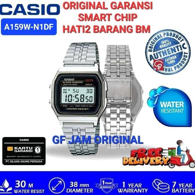 CASIO A159W-N1DF A159WA-N1DF A 159W N1DF A 159 W JAM TANGAN ORIGINAL