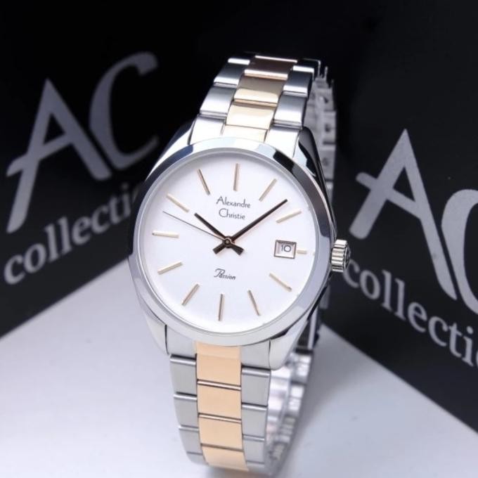 ALEXANDRE CHRISTIE AC2839 AC 2839 Silver Rosegold JAM WANITA